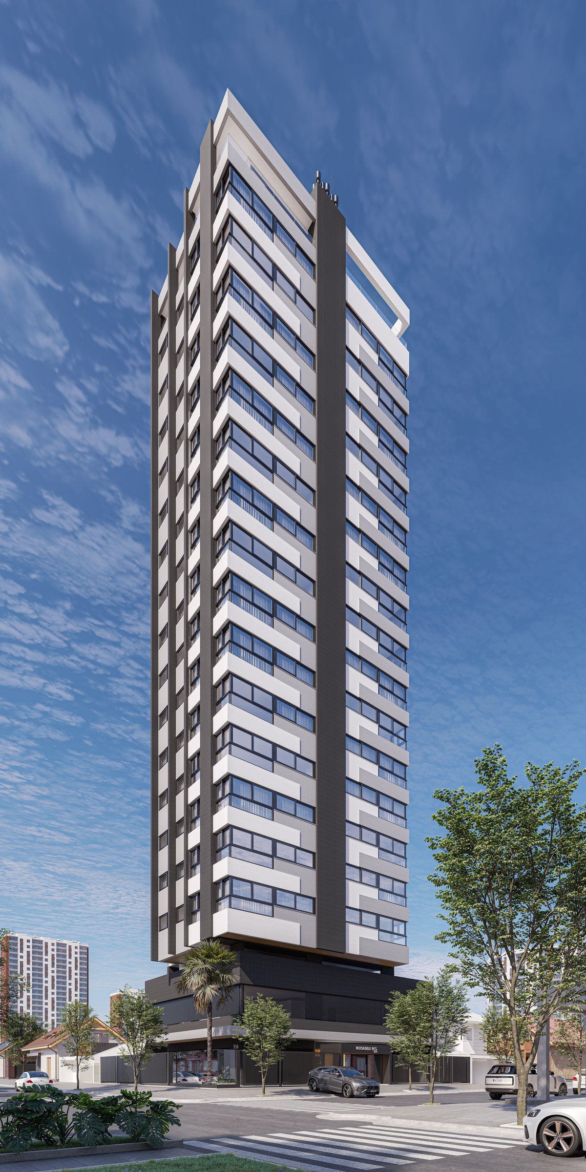 Fachada do Versatille Residencial