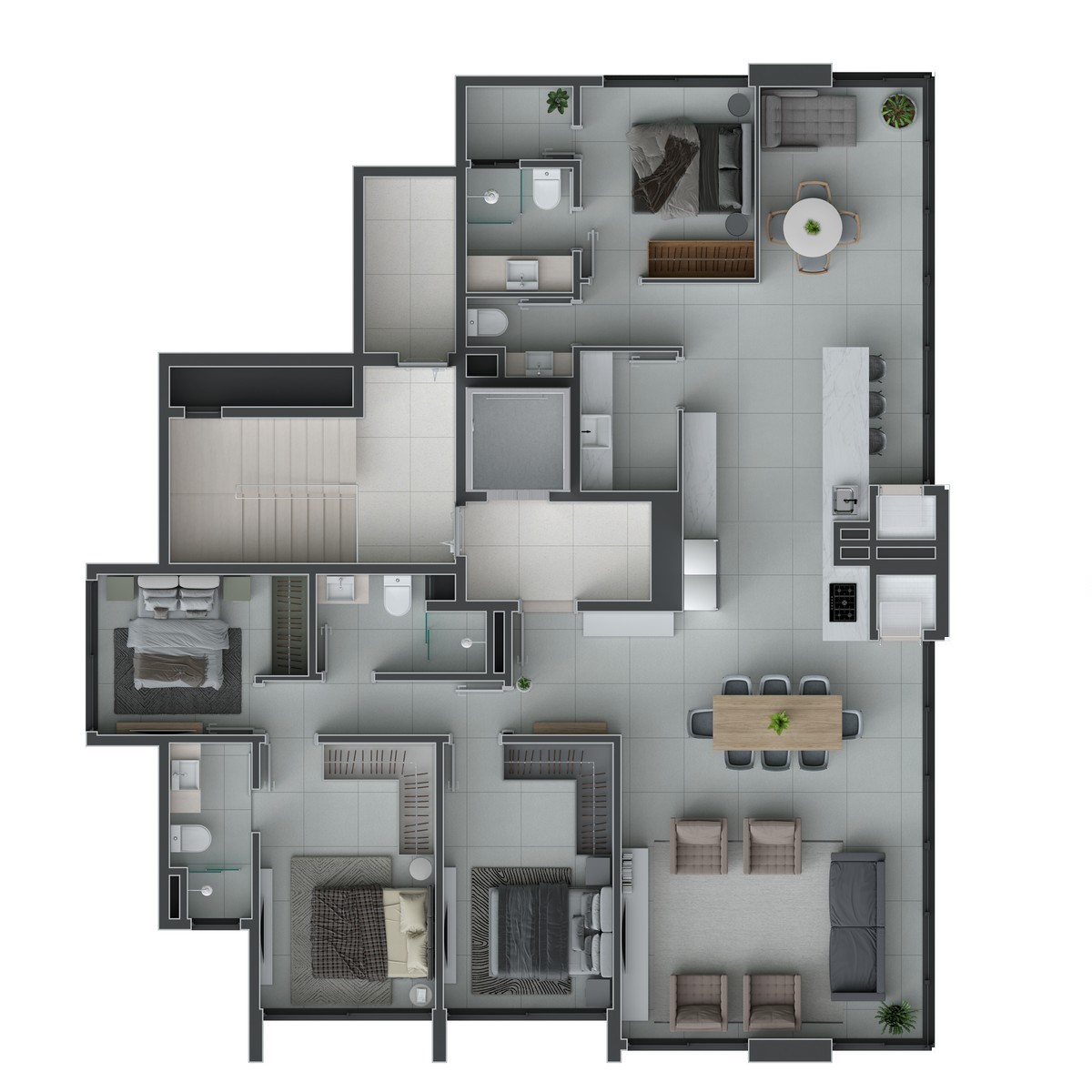 Planta Baixa - Personalizado 160,95m²